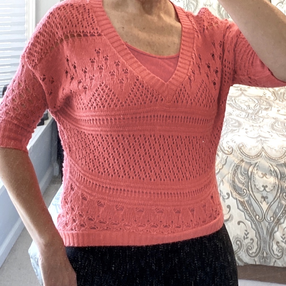 Open Weave Summer Pullover